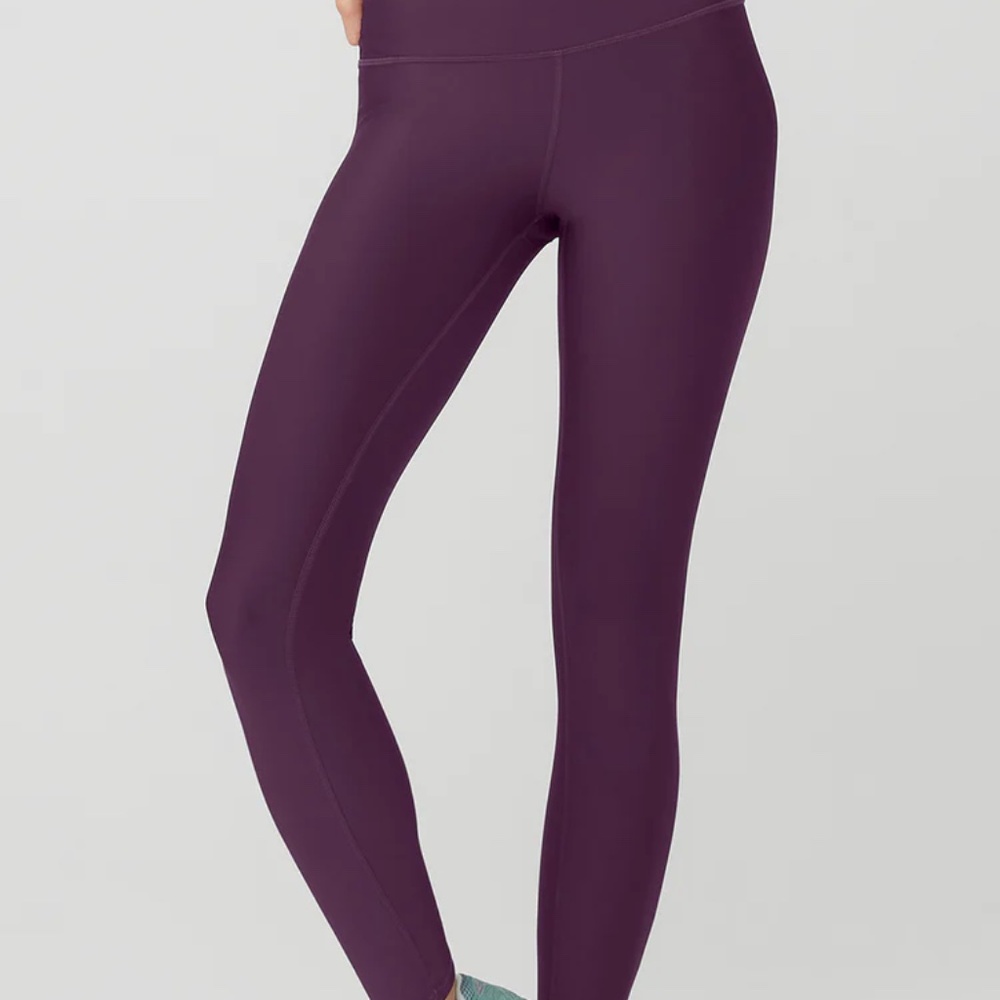 Alo Yoga 7/8 High-Waist Airlift Legging Deep Plum XS